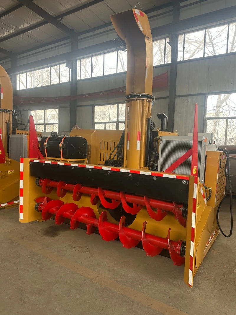 Large Double Auger Snow Blower